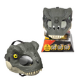 Jurassic World Rebirth T-Rex Rage N Roar Mask with LED Light up Eyes Feature, 3 Level Effects