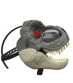 Jurassic World Rebirth T-Rex Rage N Roar Mask with LED Light up Eyes Feature, 3 Level Effects