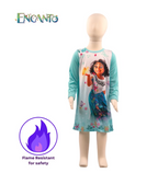 Disney Encanto Mirabel Toddler Girl Nightgown Long Sleeve Kids Pajamas