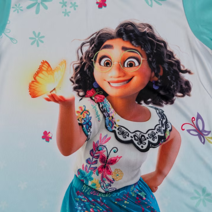 Disney Encanto Mirabel Toddler Girl Nightgown Long Sleeve Kids Pajamas