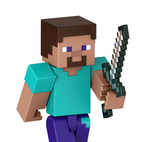 Minecraft Action Figures & Accessories Collection, 3.25-inch Scale & Pixelated Design (Characters May Vary)