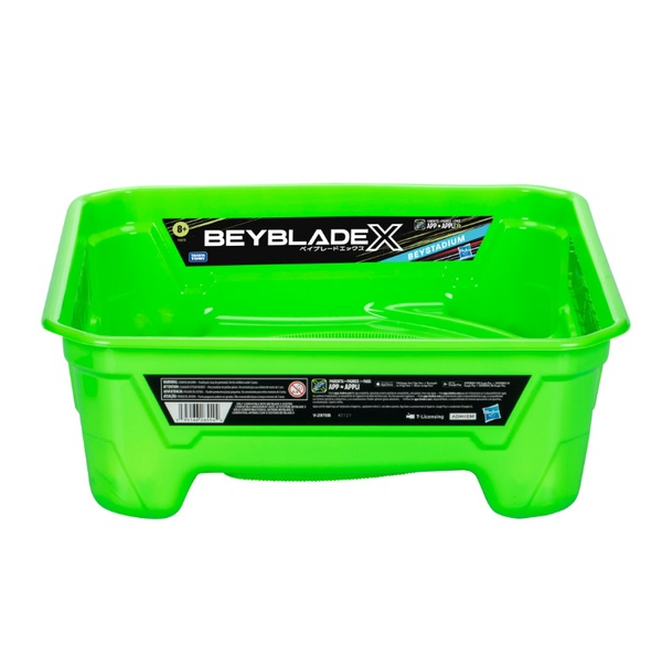 Beyblade X Beystadium Green Battle Arena for Spinning Top-Toys (Requires Top & Launcher – Sold Separately)