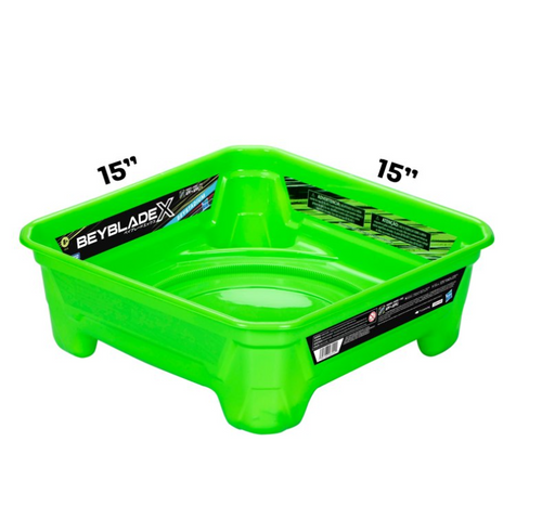 Beyblade X Beystadium Green Battle Arena for Spinning Top-Toys (Requires Top & Launcher – Sold Separately)