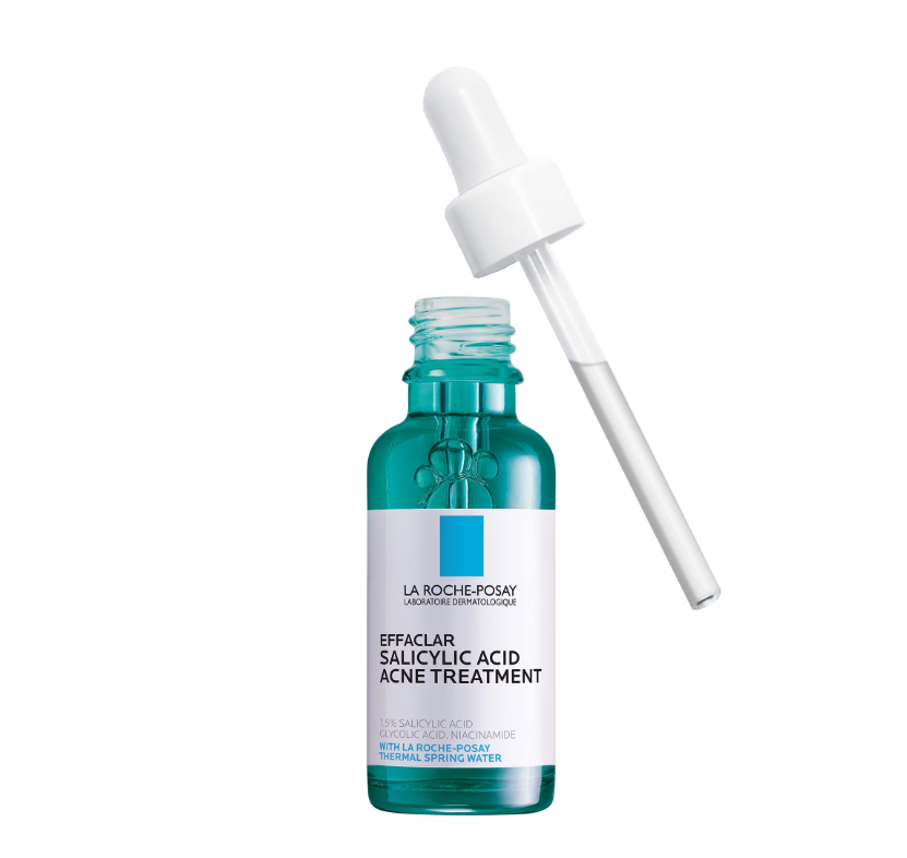 La Roche-Posay Effaclar Salicylic Acid Acne Serum, Pore Minimizing Acne Treatment with Niacinamide, 1.0 fl oz