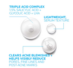 La Roche-Posay Effaclar Salicylic Acid Acne Serum, Pore Minimizing Acne Treatment with Niacinamide, 1.0 fl oz