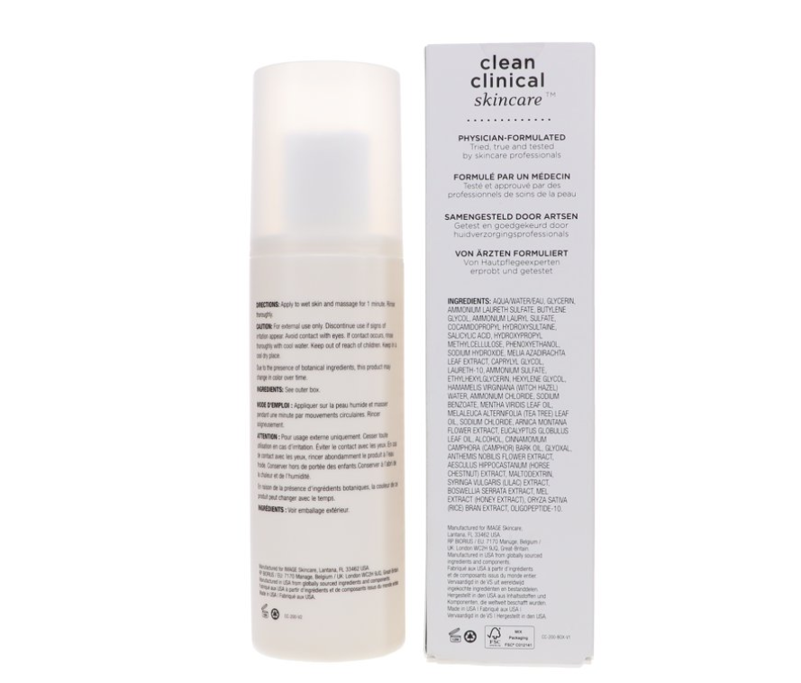 IMAGE Skincare CLEAR CELL Clarifying Salicylic Gel Cleanser 6 oz