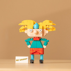 Brickcraft Nick ‘90s Building Kit (833- Plastic Piece Set), Nickelodeon Collectible, Nostalgic Pop Culture Display Item, Toy Gift Idea for Boys and Girls Ages 12 Years Old and up