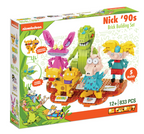 Brickcraft Nick ‘90s Building Kit (833- Plastic Piece Set), Nickelodeon Collectible, Nostalgic Pop Culture Display Item, Toy Gift Idea for Boys and Girls Ages 12 Years Old and up
