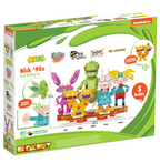 Brickcraft Nick ‘90s Building Kit (833- Plastic Piece Set), Nickelodeon Collectible, Nostalgic Pop Culture Display Item, Toy Gift Idea for Boys and Girls Ages 12 Years Old and up